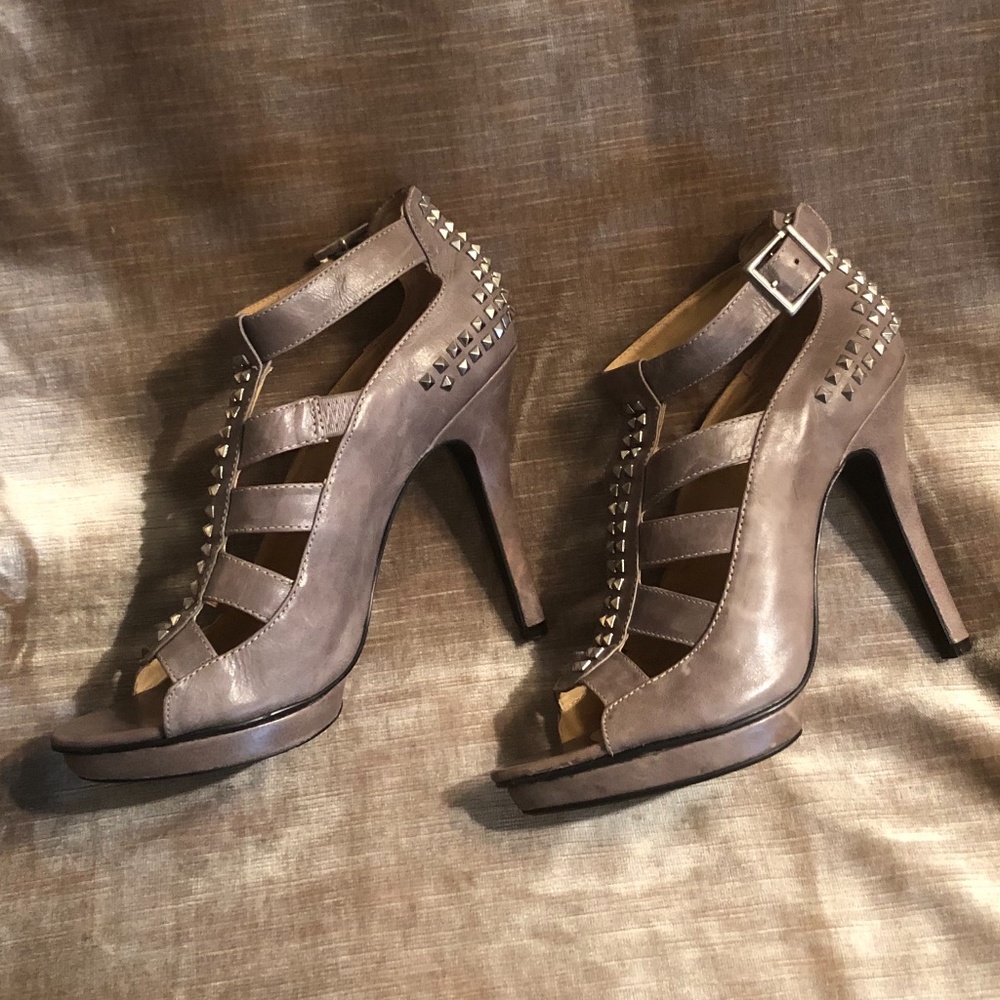 Steve Madden Hailley Studded Leather Cage Sandals